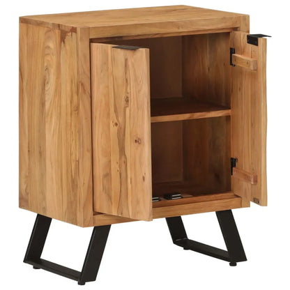 Sideboard with 2 Doors Solid Wood Acacia - Living with Luxury