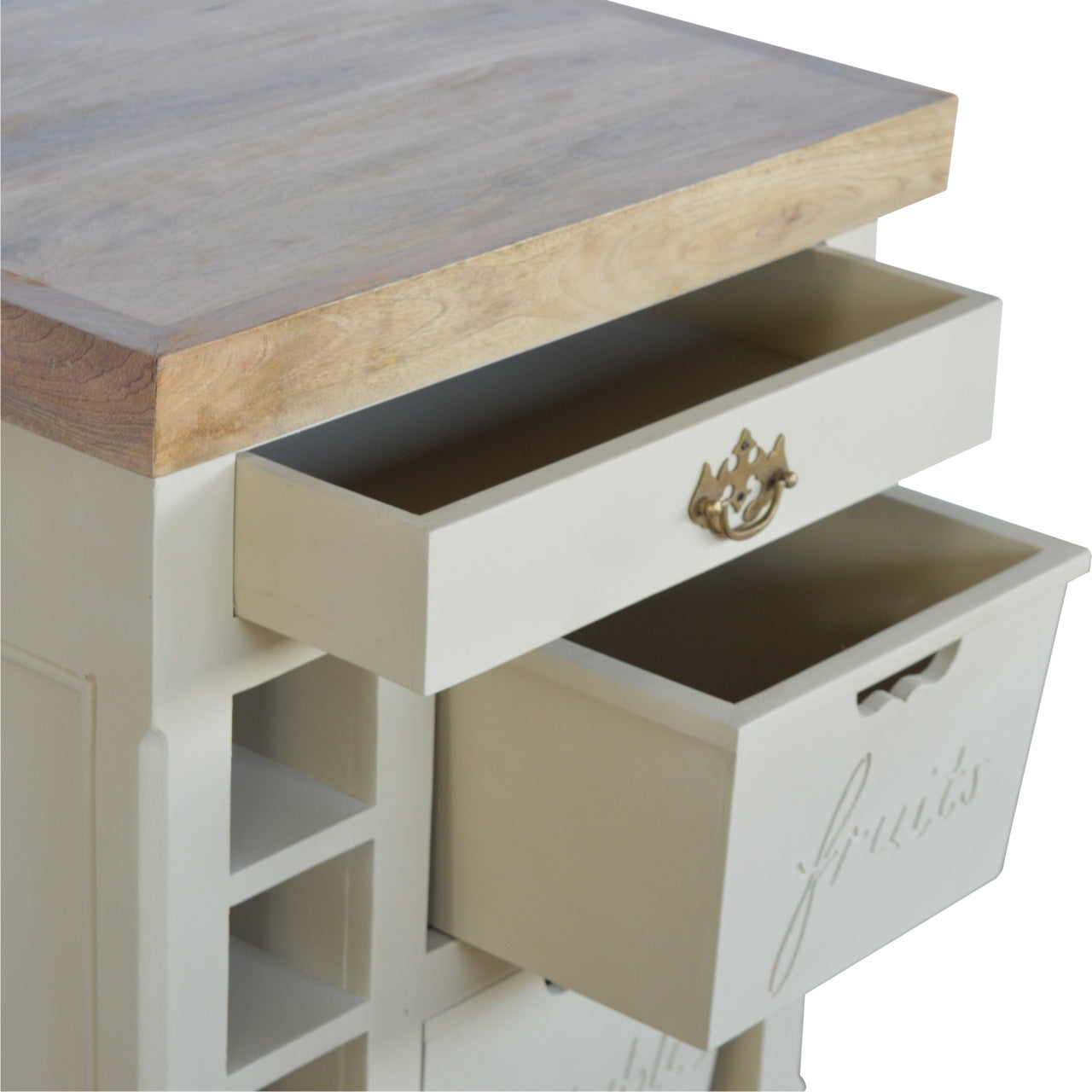 French Style Cream Cabinet - Living with Luxury