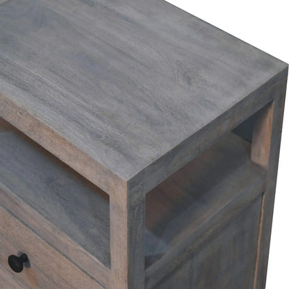 Acid Wash 2 Drawer Open Bedside Living with Luxury