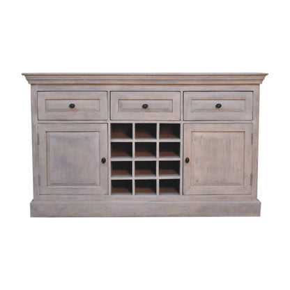 Acid Wash Wine Storage Unit Living with Luxury