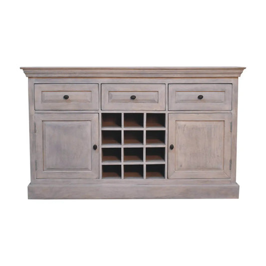 Acid Wash Wine Storage Unit Living with Luxury