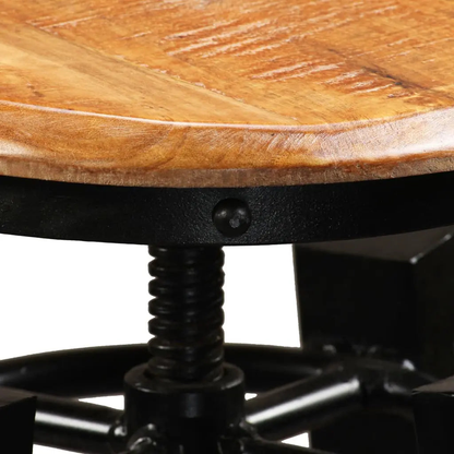 Bar Stools 2 pcs Solid Mango Wood Living with Luxury