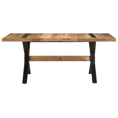 Dining Table Rough Mango Wood Living with Luxury