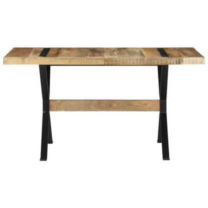 Dining Table Rough Mango Wood Living with Luxury