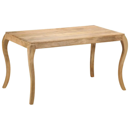 Dining Table Solid Mango Wood Living with Luxury