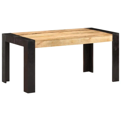 Dining Table Solid Mango Wood Living with Luxury
