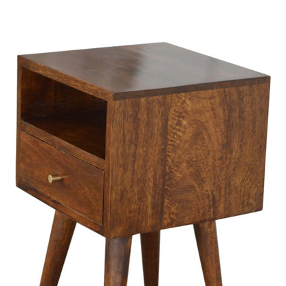 Mini Chestnut Bedside - Living with Luxury