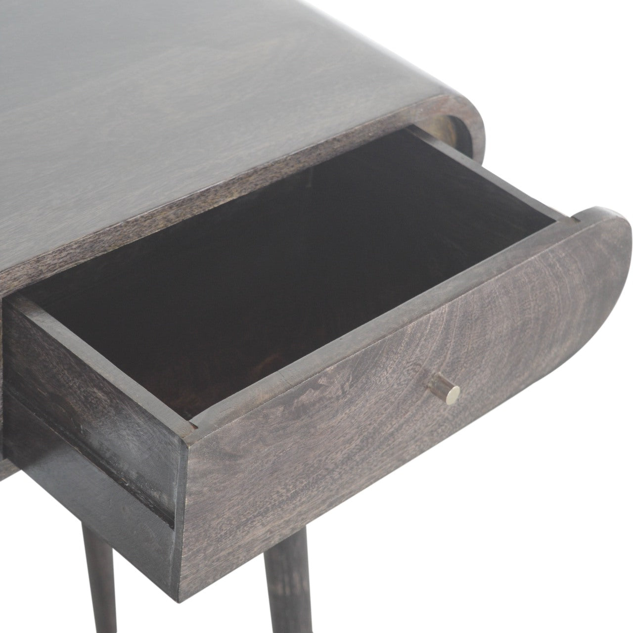 Ash Black Curve Console Table Living with Luxury