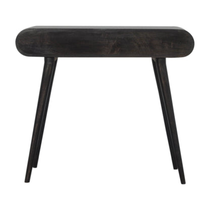 Ash Black Curve Console Table Living with Luxury