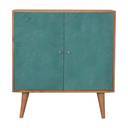Acadia Teal Cabinet Living with Luxury
