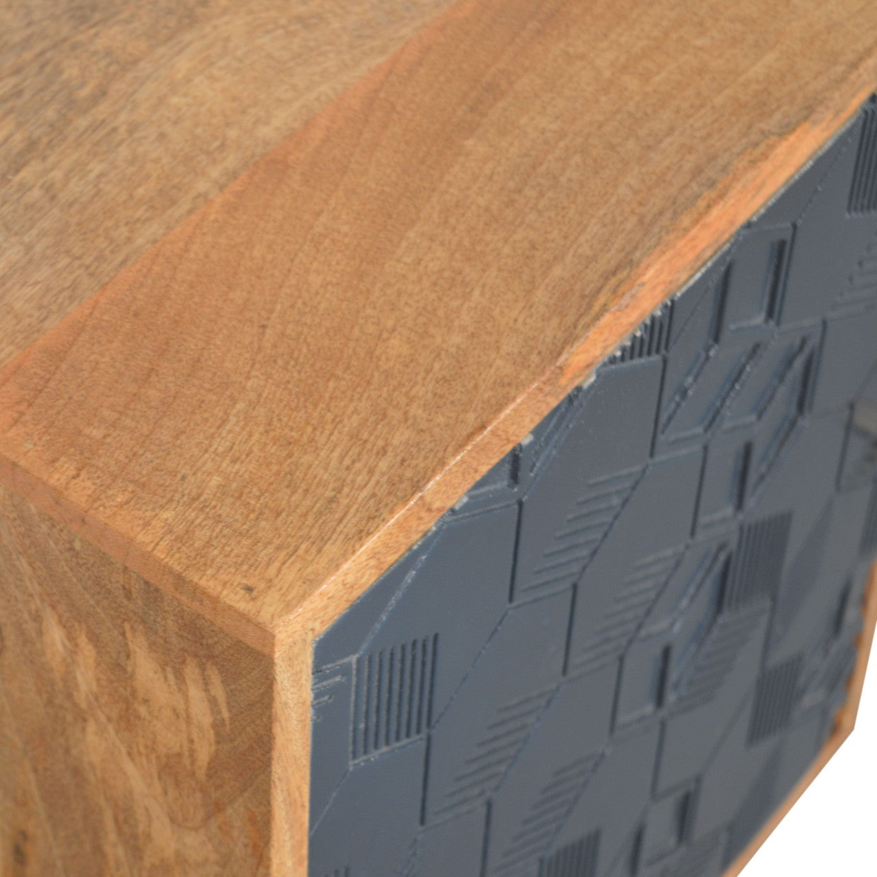 Acadia Black Bedside Living with Luxury