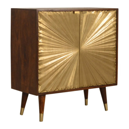 Manila Gold Cabinet - Living with Luxury