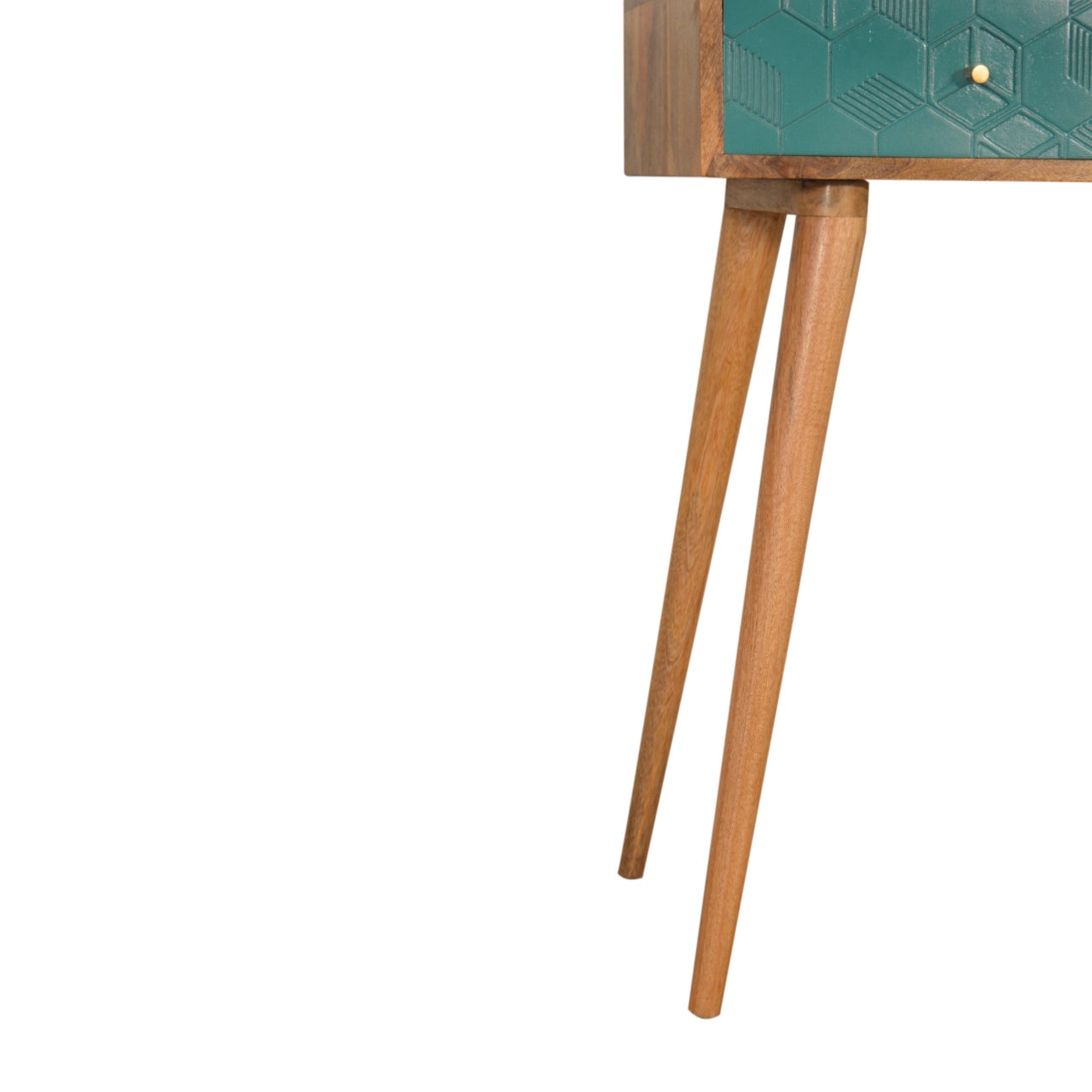 Acadia Teal Console Table Living with Luxury