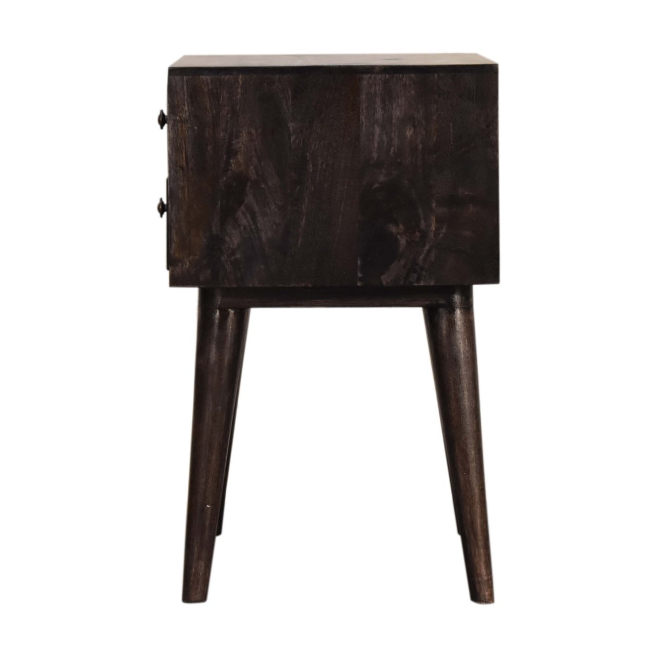 Ash Black Modern Solid Wood Bedside Living with Luxury