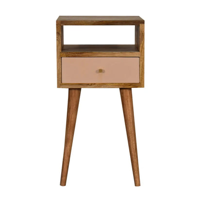Mini Blush Hand Painted Bedside - Living with Luxury