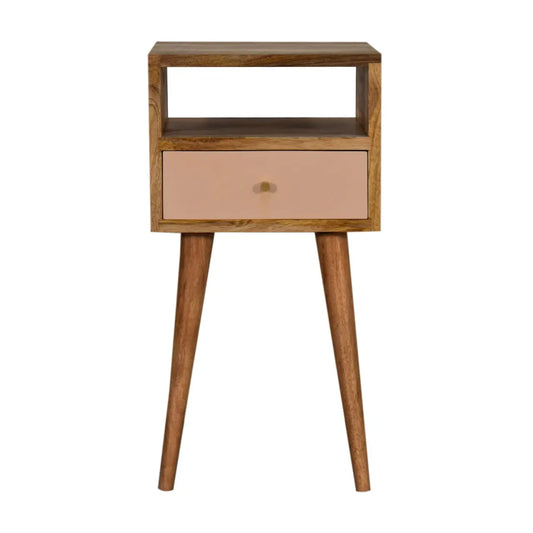 Mini Blush Hand Painted Bedside - Living with Luxury