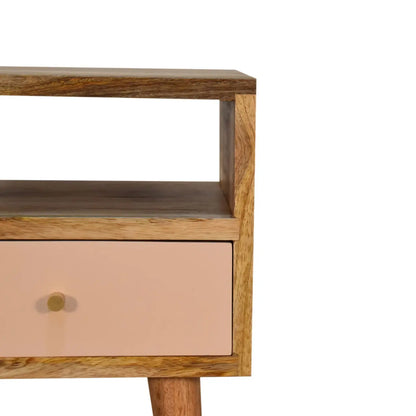 Mini Blush Hand Painted Bedside - Living with Luxury