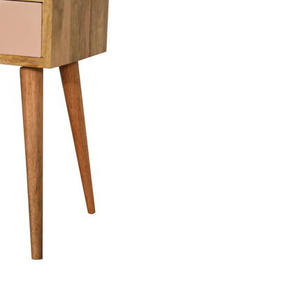 Mini Blush Hand Painted Bedside - Living with Luxury