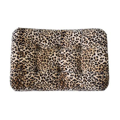 Leopard Print Curved Bench - Living with Luxury