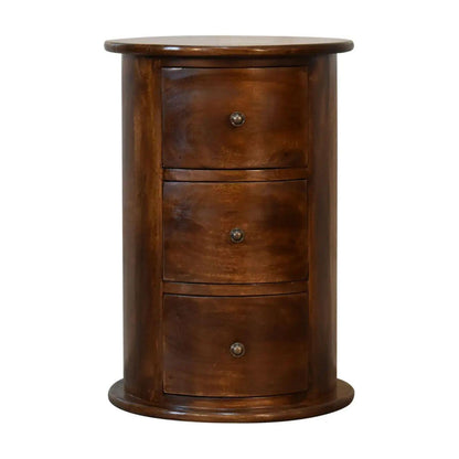 3 Drawer Chestnut Drum - Living with Luxury