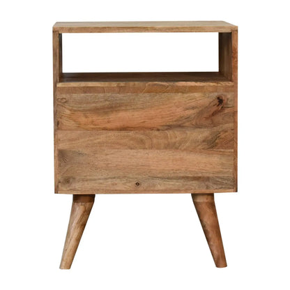 Classic Oak-ish Bedside - Living with Luxury