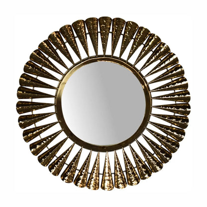 Brass Coned Mirror - Living with Luxury