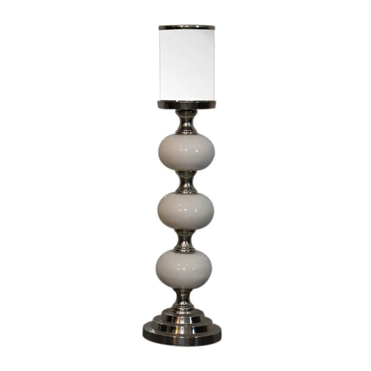 Chrome Bubble Candle Holder Set - Living with Luxury