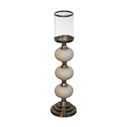 Chrome Bubble Candle Holder Set - Living with Luxury