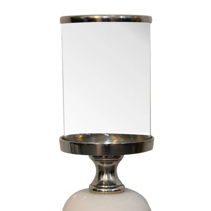 Chrome Bubble Candle Holder Set - Living with Luxury