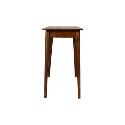 2 Drawer Chestnut Writing Desk | Solid Mango Wood for Home Office