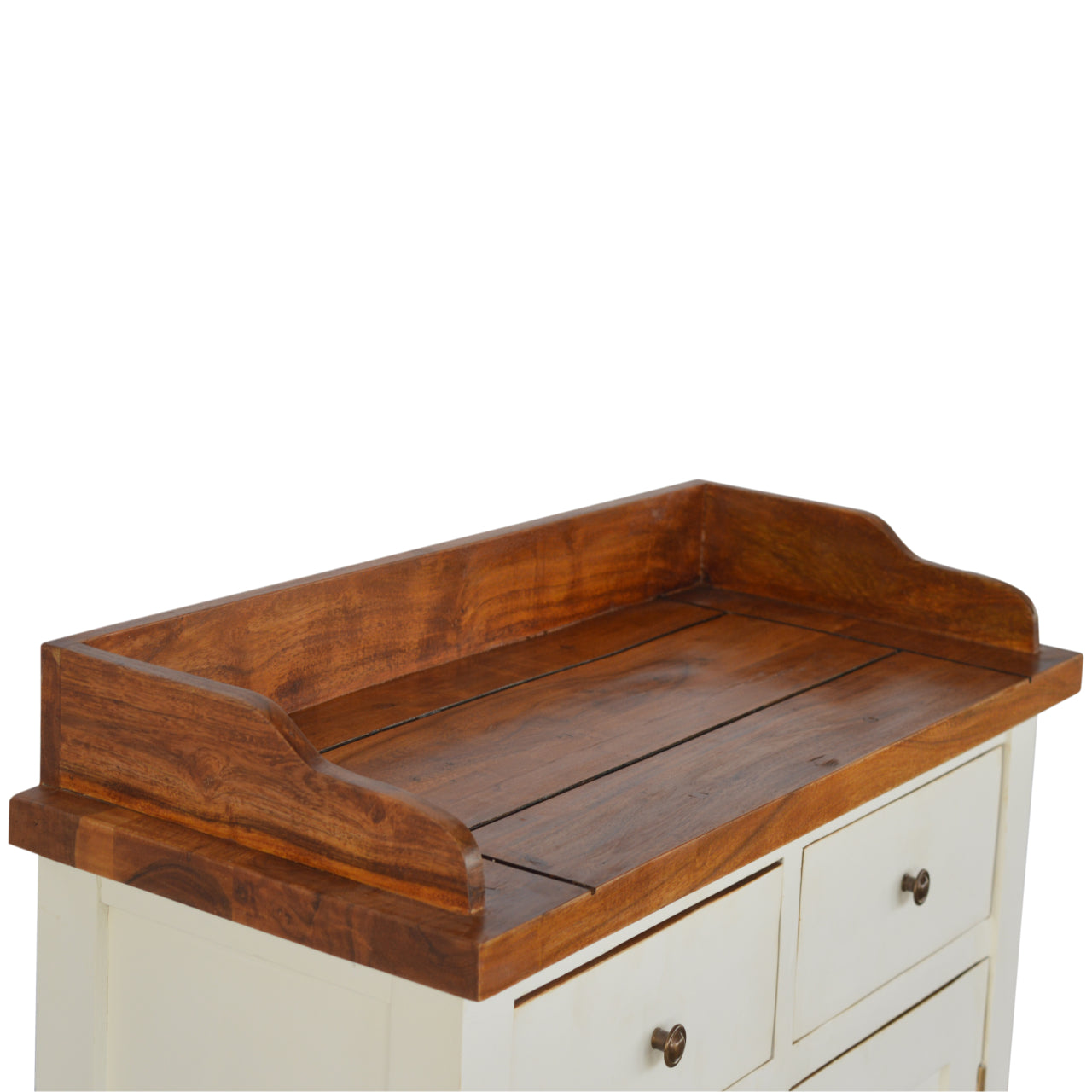 Country Two Tone Kitchen Cabinet - Living with Luxury