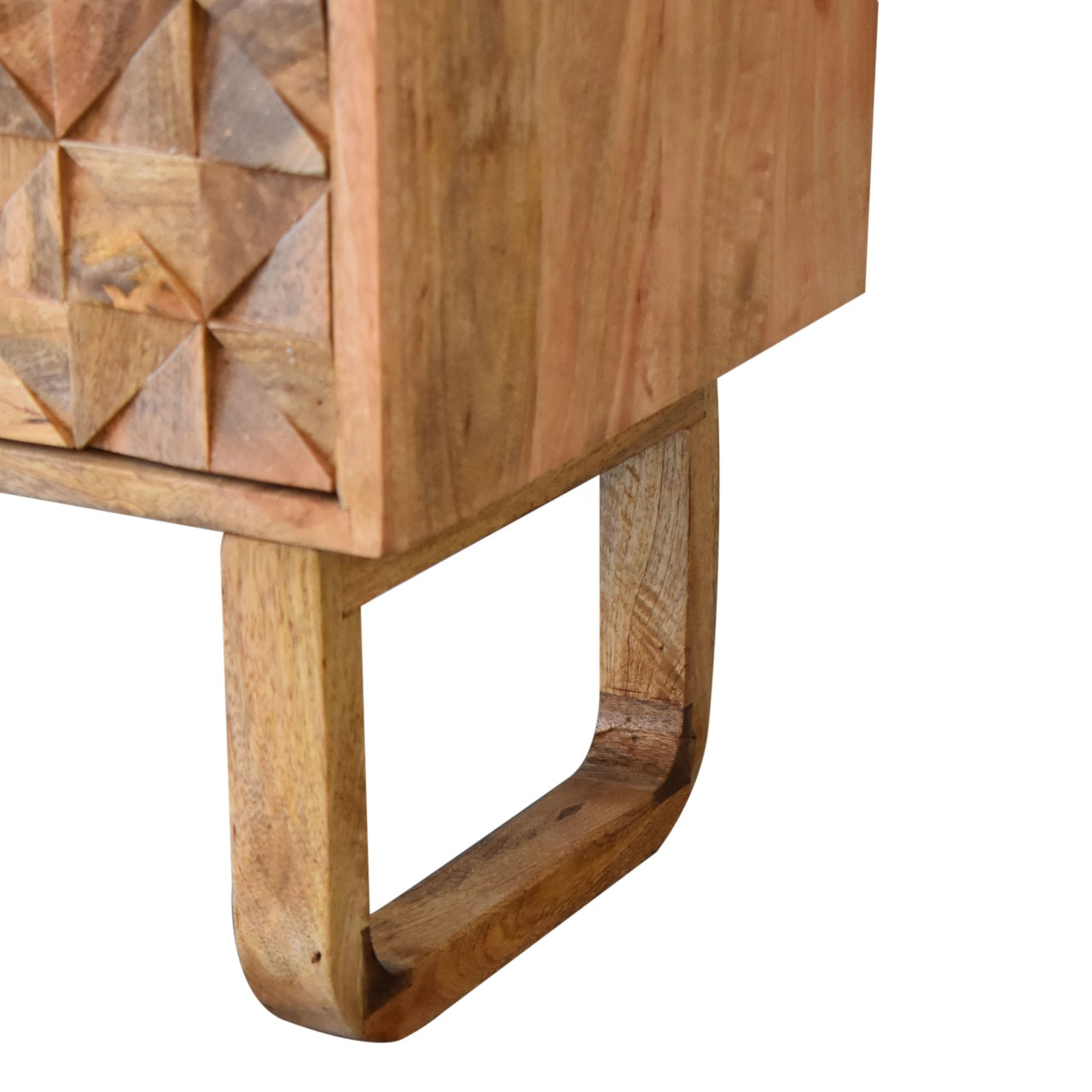 'U' Black Tweed Pineapple Bench Living with Luxury