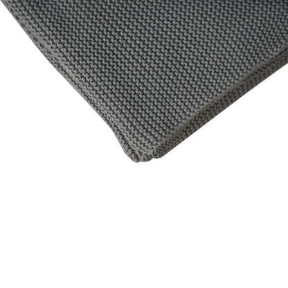 Double Olive Green Knit Throw - Living with Luxury