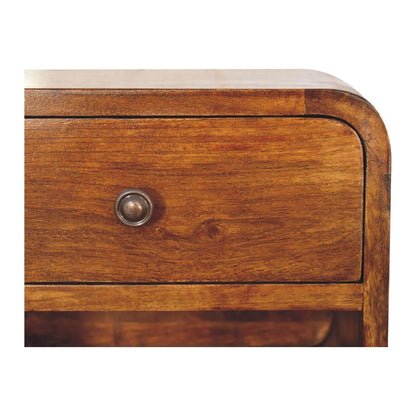 Mini Curve Floating Bedside - Living with Luxury