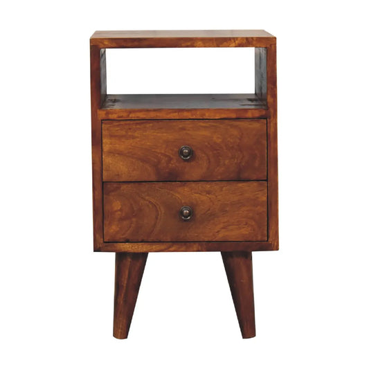 Mini Classic Chestnut Bedside - Living with Luxury