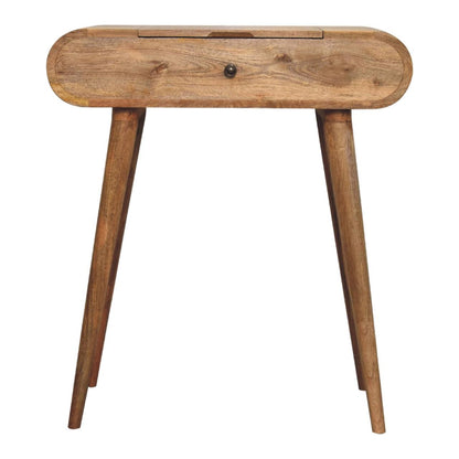Mini Oak-ish Round Dressing Table