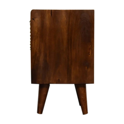Mini Manila Gold 1 Drawer Bedside - Living with Luxury