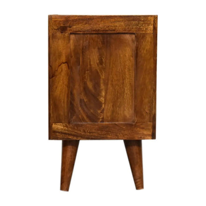 Mini Manila Gold 1 Drawer Bedside - Living with Luxury