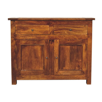 Chestnut Sideboard with 2 Drawers - Living with Luxury