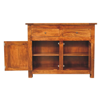 Chestnut Sideboard with 2 Drawers - Living with Luxury