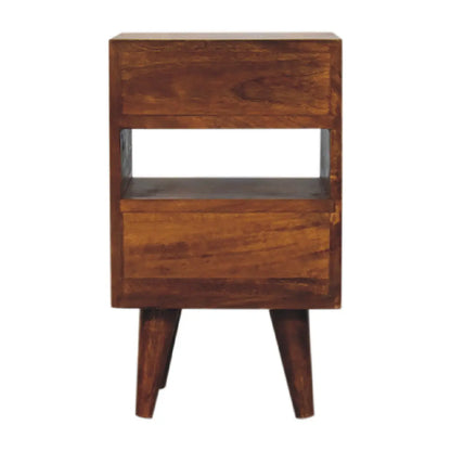 Mini Classic Multi Chestnut Bedside - Living with Luxury