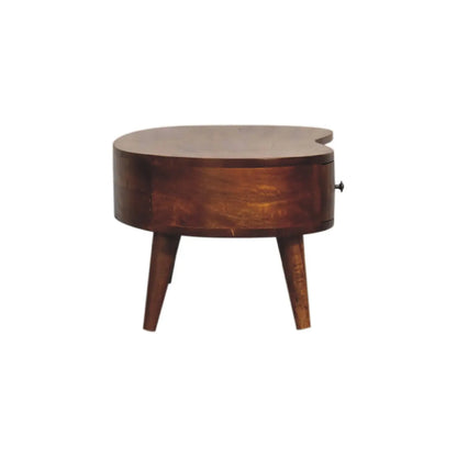 Mini Chesnut Wave Coffee Table - Living with Luxury