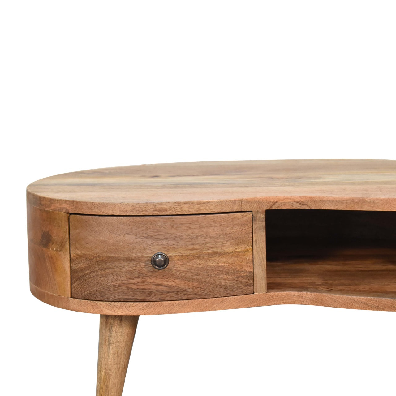 Mini Oak-ish Wave Coffee Table - Living with Luxury