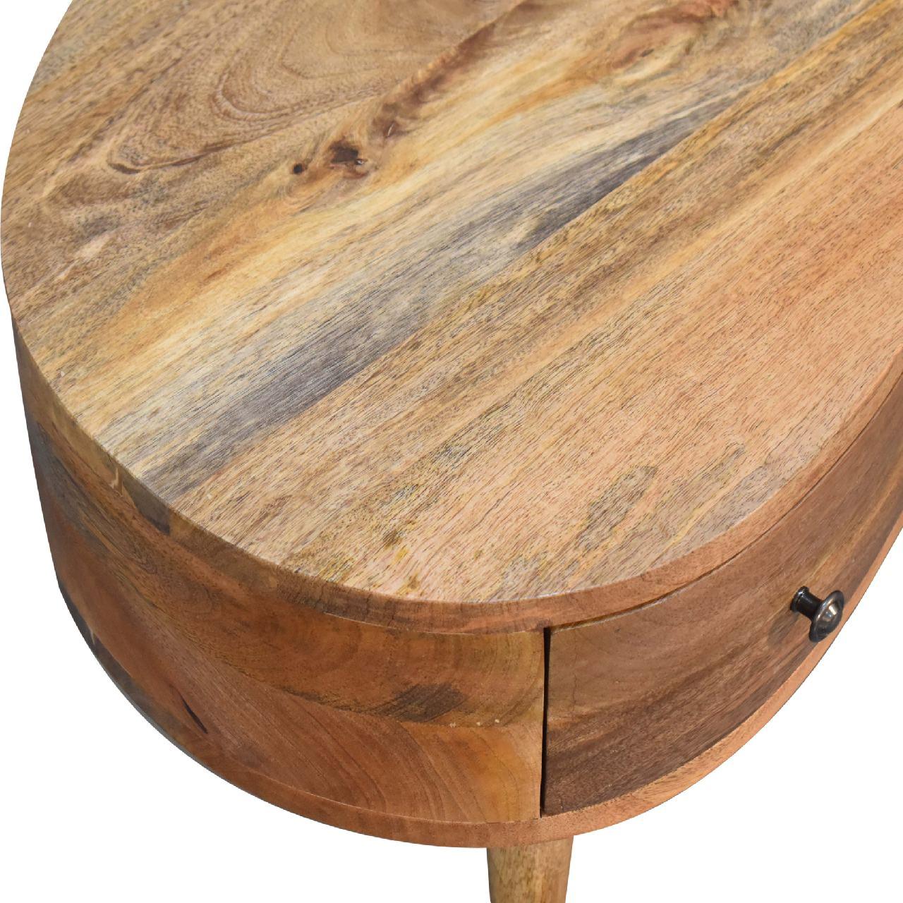 Mini Oak-ish Wave Coffee Table - Living with Luxury