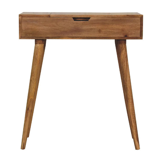 Mini Oak-ish Dressing Table - Living with Luxury