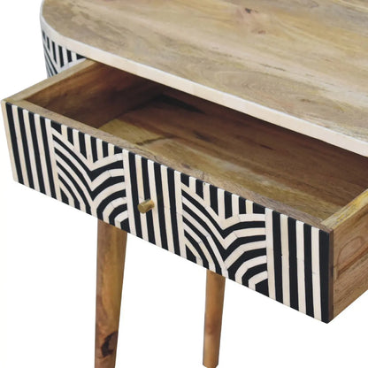 Edessa Bone Inlay Console Table - Living with Luxury