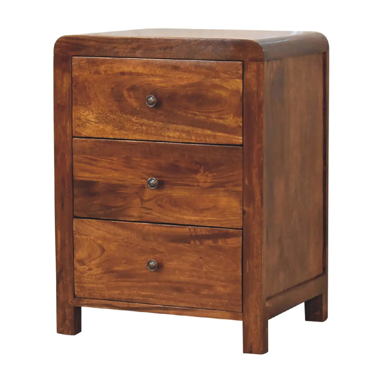 Aspen 3 Drawer Bedside - Living with Luxury