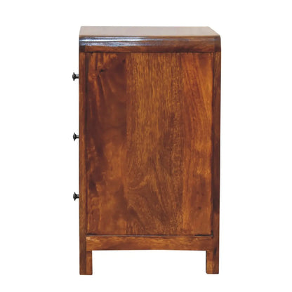 Aspen 3 Drawer Bedside - Living with Luxury