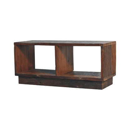 Reclaimed Cube Media Unit - Living with Luxury