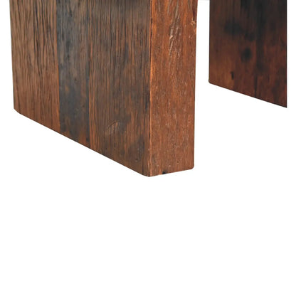 Reclaimed Cube Coffee Table - Living with Luxury